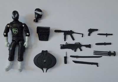 GI Joe Black Major Snake Eyes - Spiderman - Spawn 3.75 Figure