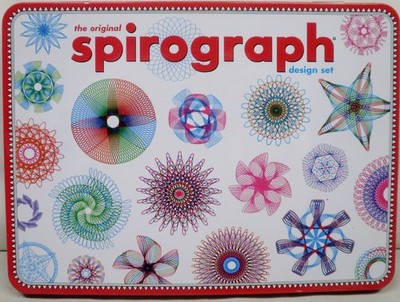 The Original Spirograph Design Set Hasbro With Metal Travel Tin