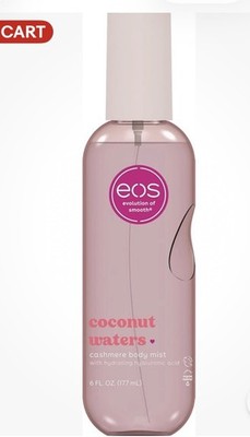EOS Coconut Waters Body Mist With Hydrating Hyaluronic Acid Hard To Find