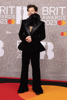 Harry Styles at The BRIT Awards 2023 at The O2 Arena on February 11, 2- Photo