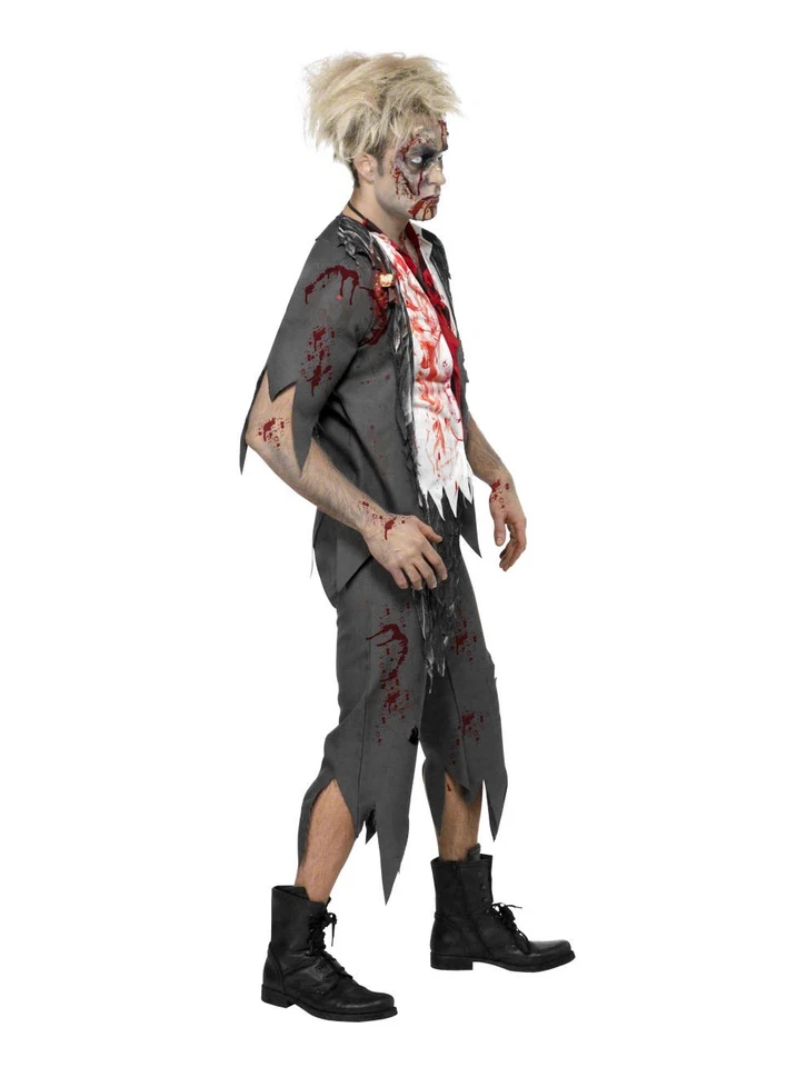 Zombie écolier - déguisement de zombie pour Halloween et l'horreur - Photo 3/3