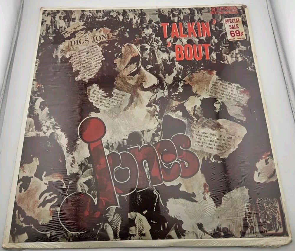 Bobby Jones Talkin Bout Vinyl LP 1972 Toya Records TLP 2000 Sealed New Old Stock