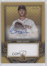 2022 Topps Triple Threads Single Jumbo Relics Gold 16/25 Bobby Dalbec Auto q3o