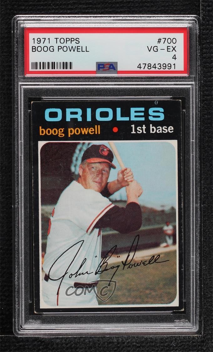 1971 Topps High # Boog Powell #700 PSA 4 1d07