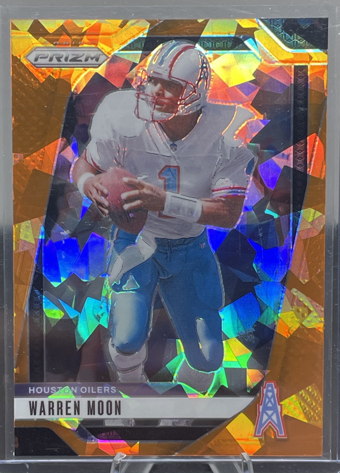 2024 Panini Prizm - Warren Moon #298 Orange Ice Prizm