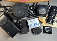 Yashica Miranda 35mm Film Camera Lens Filters Light Meter plus Untested
