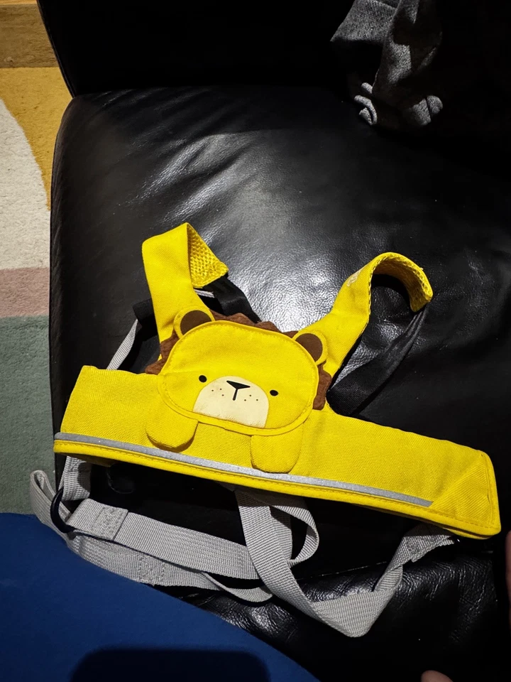 Trunki ToddlePak yellow Leeroy Lion Toddler Baby Walking Reins Safety Harness - Image 2 of 4