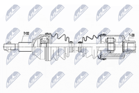 Antriebswelle NTY NPW-CH-036 FüR Fiat Freemont JTD 4X4 Dodge Journey CRD