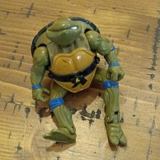 Vintage 1992 TMNT Mutatin Leonardo Action Figure Playmates Toys Ninja Turtles b6
