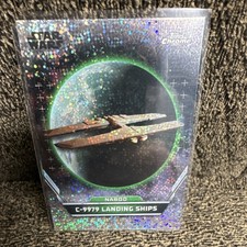 Topps Chrome Star Wars C-9979 Landing Ships #92 Serial Numbered Hologram Card