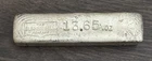 Rare 13.65 Oz Bunker Hill Idaho Vintage Silver Poured Bar Old Ingot