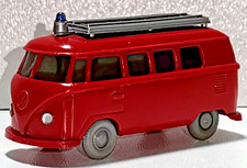 Wiking ( 603 / 4C, CS 1046 / 1A )  - VW  T1 Bus Feuerwehr , rot , T@P
