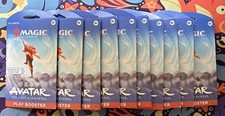 10 Magic the Gathering Avatar: The Last Airbender sleeved Play Booster Packs