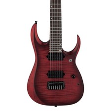 Ibanez RGD721FA-WUF 7-String Electric Guitar, Stained Wine Red Burst Flat (NEW)