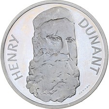 [#134635] Switzerland, 5 Francs, Henry Dunant, 1978, Bern, Proof, Cupronickel, M