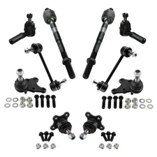 Front Ball Joint Tie Rod End Sway Bar Link Steering Suspension Kit Set 10pc
