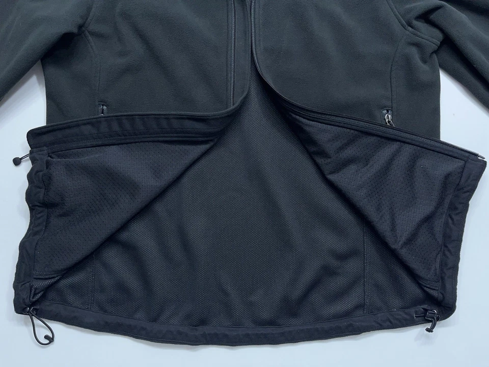 The North Face Windwall Jacket Mens Size Large Black Soft Shell Zip Pockets - Image 3 of 4