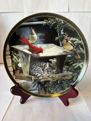 Wild Wings  Cat Nap  8 Inch Plate