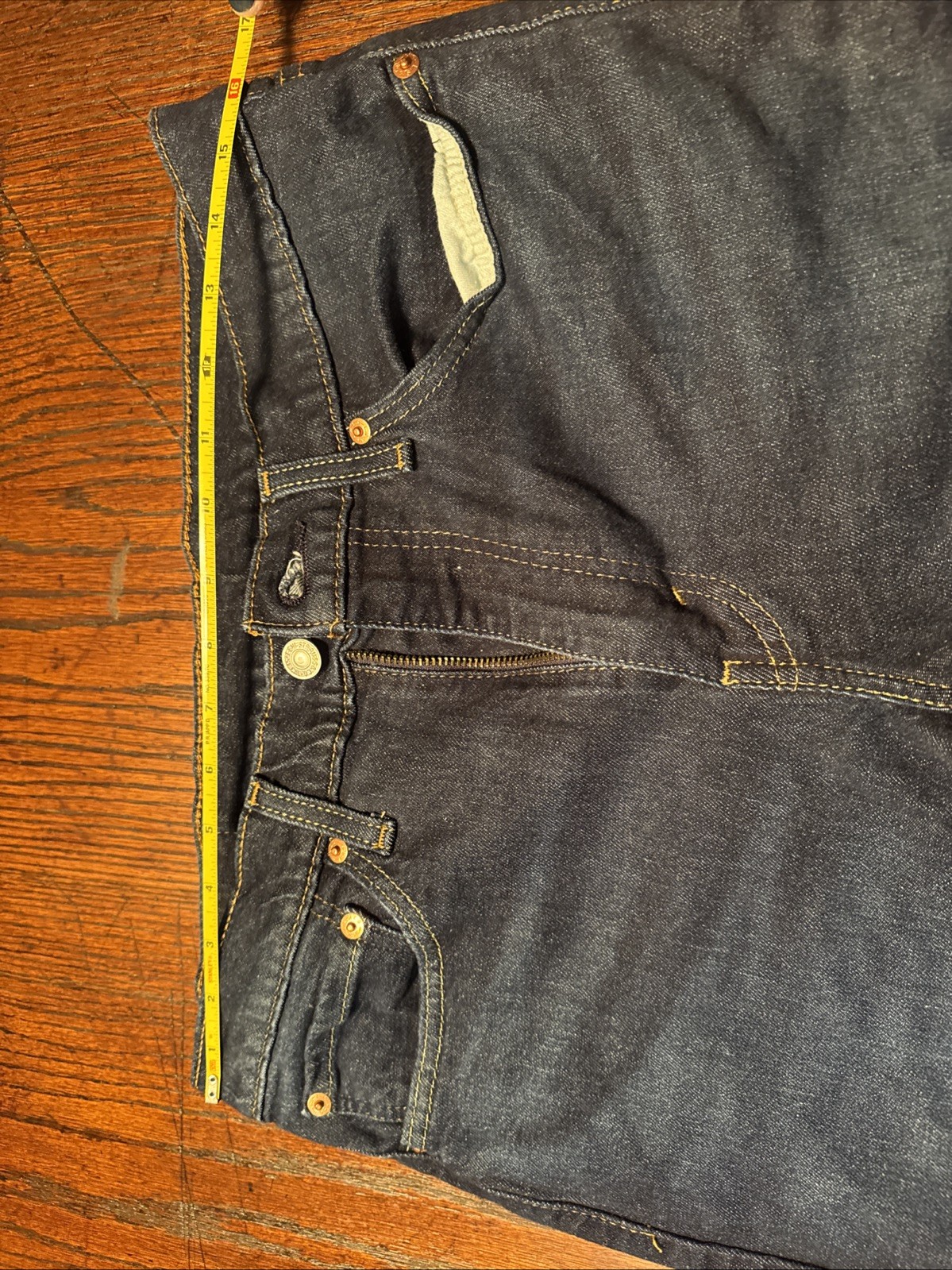 Levi's Premium 511 Jeans Men's Size 34x30 Slim Blue Denim Stretch Dark Wash thumbnail 5