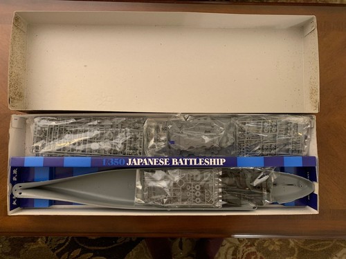 Tamiya 1:350 Japanese BATTLESHIP YAMATO plastic model kit, OPEN BOX - Picture 2 of 7