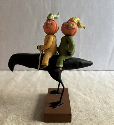Janell Berryman Pumpkinseeds Traveling Pumpkin Pals Riding Raven 4007986
