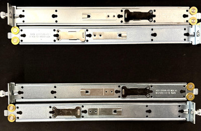 LOT OF 2 Arista 1U Inner Rail Kit Only Rack Mount Switch Mounting (ASY-01098-05)