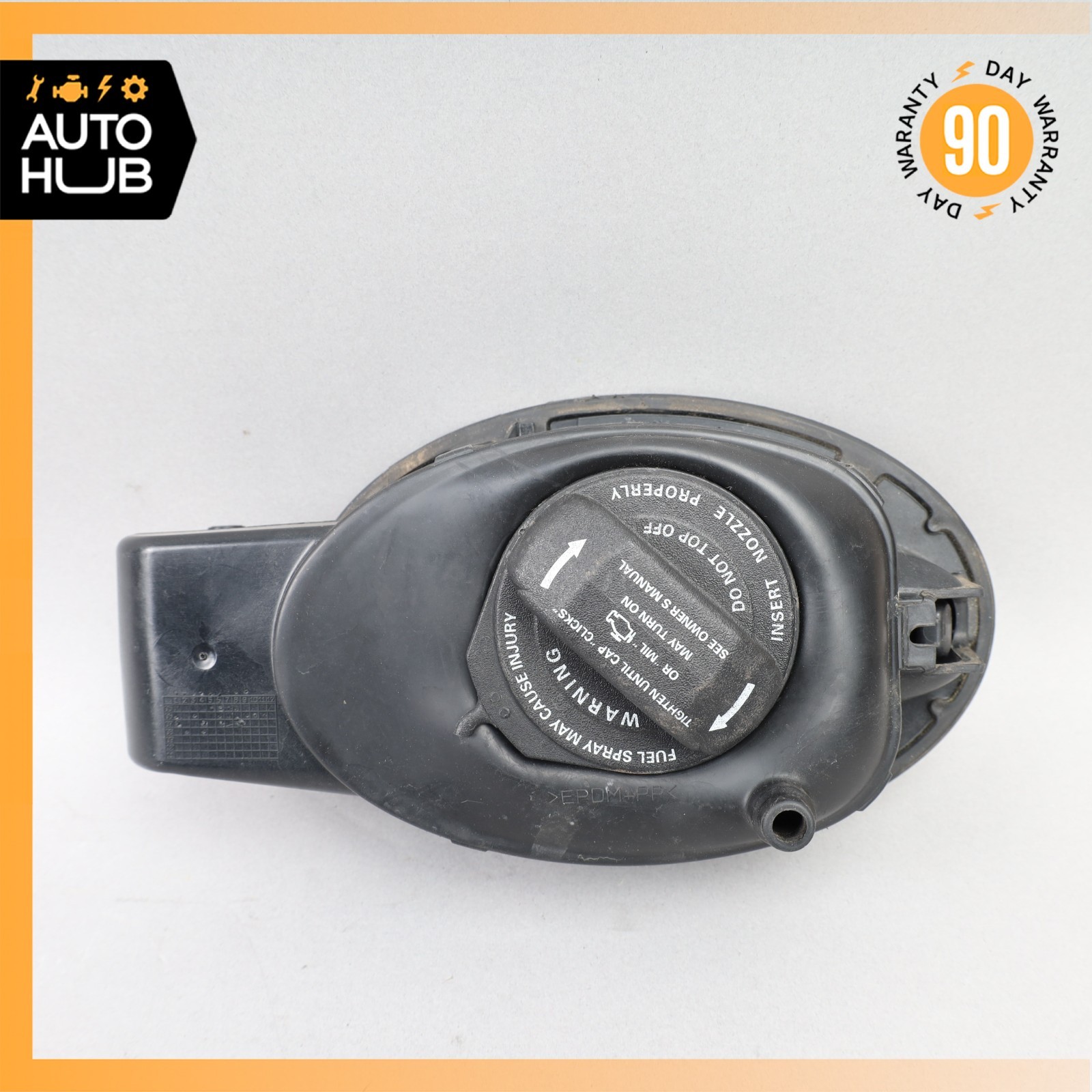 07-12 Bentley Continental GTC Fuel Filler Gas Tank Door Flap Lid Black OEM