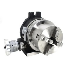 Indexing Head RotaryTable Three-jaw Chuck Rotator forVertical and Horizontal Use