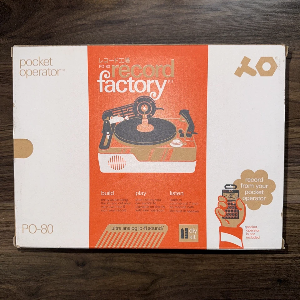 Teenage Engineering PO80 Pocket DIY Vinyl Record Maker Record Factory  - Image 2 of 3
