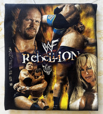 VTG WWF Rebellion Wrestling Black T-Shirt Birmingham N.I.A. October 2 1999 Rare
