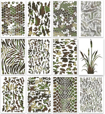 Camo Stencils for Spray Paint 12Inch Large Camo Stencil Camouflage Stencils
