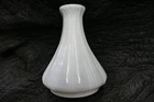 antique original oil angle lamp milk glass shade white ribbed