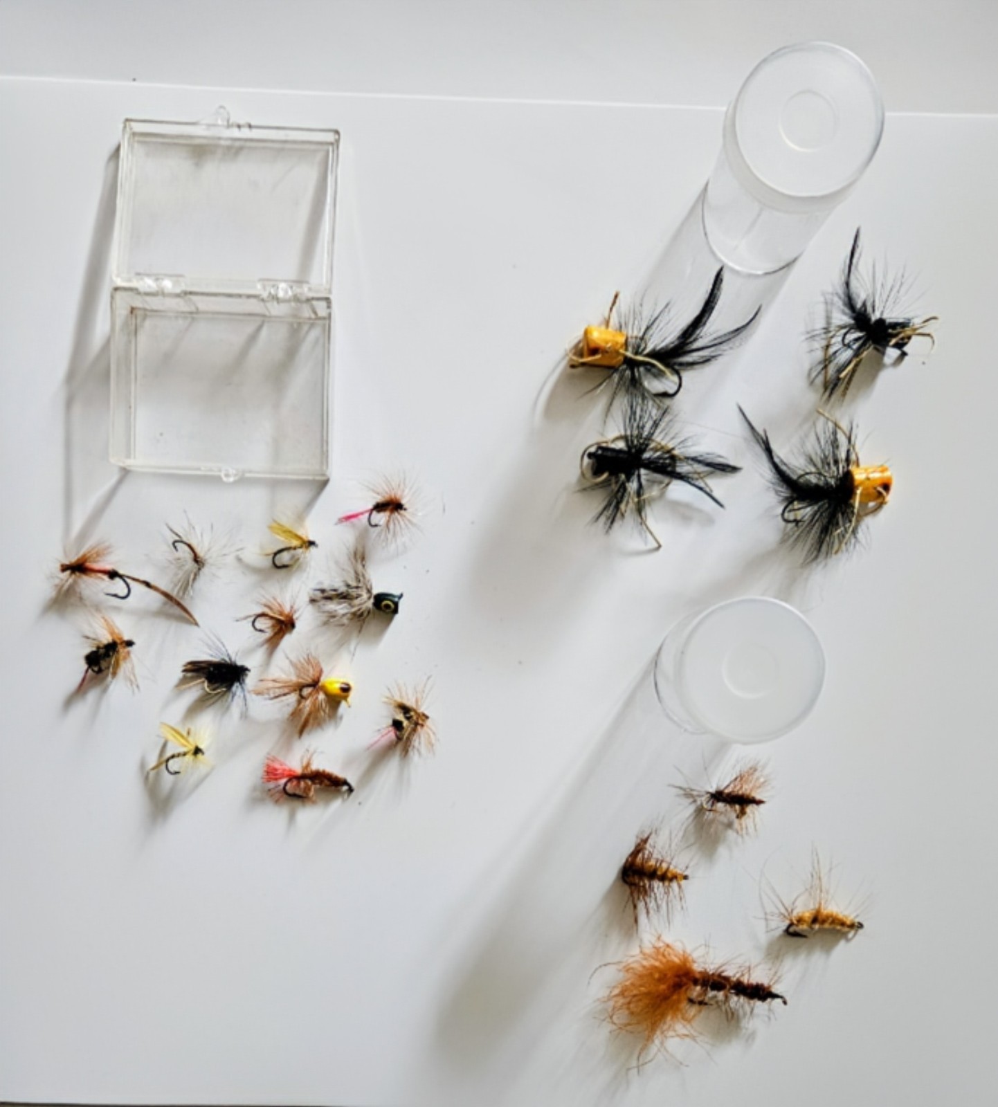 (Lot of 20) Assorted Fly Fishing Flies & Fly Poppers Various Sizes & Styles Used - Image 16