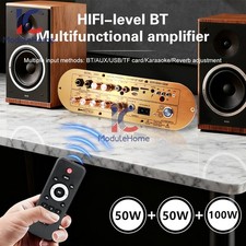 D900 Amplifier Board 2.1 Channel BLE5.0 Digital Amp Board Adjustable Bass Treble