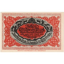 [#293439] Germany, Bielefeld, 10 Millionen Mark, 1923-09-09, UNC