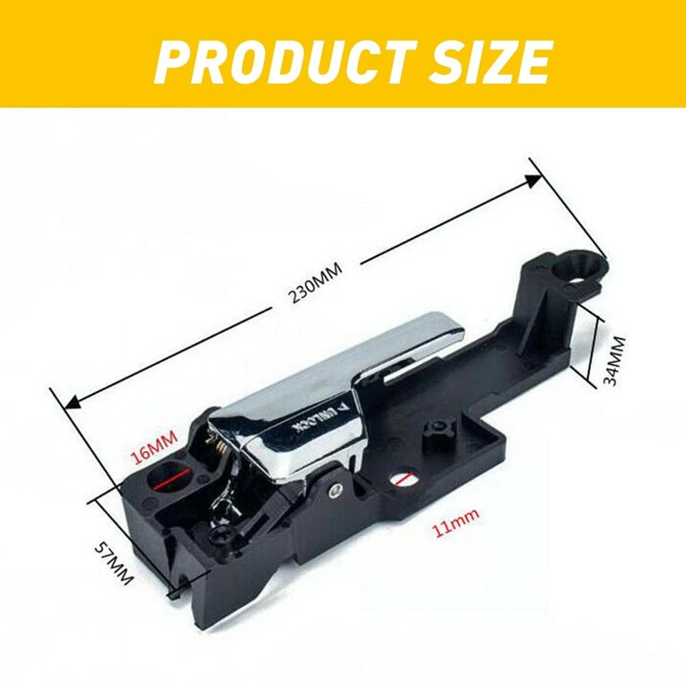 Manija de puerta interior delantera izquierda lado del conductor para Ford Lincoln Zephyr MKZ 2006 EE. UU. Foto 2 de 4