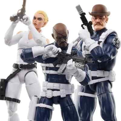 Marvel Legends 3 pk Nick Fury, Sharon Carter & Dum Dum Dugan ~ NEW