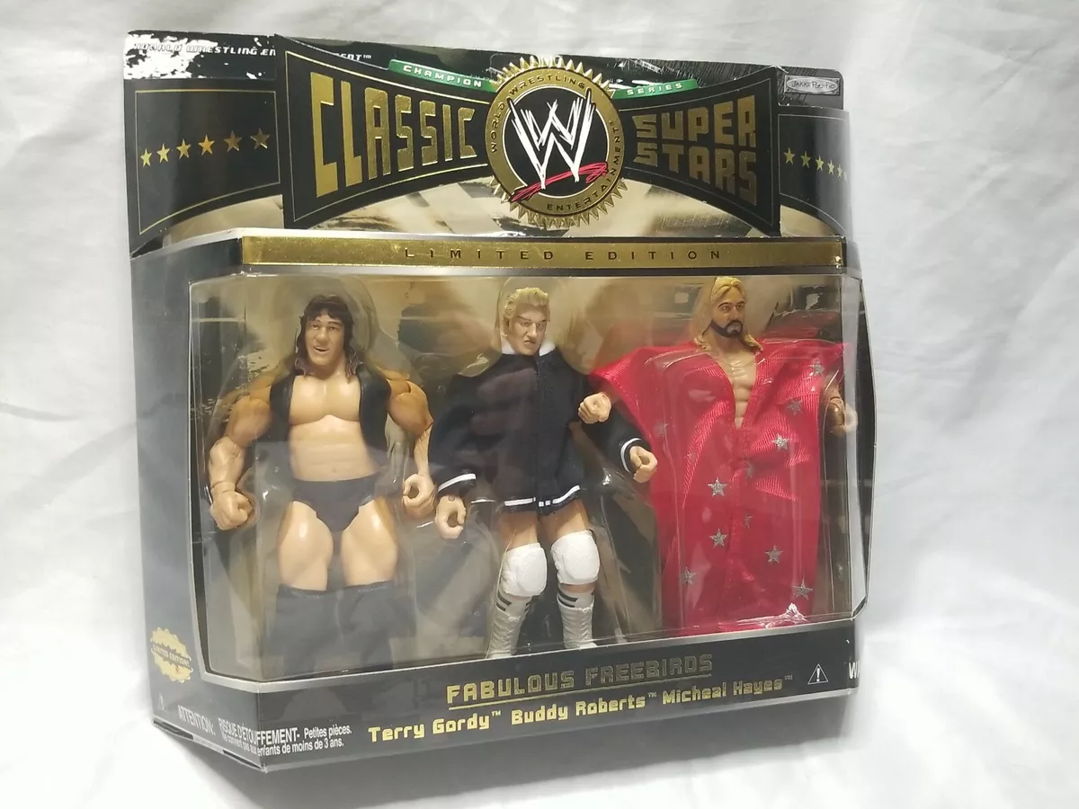WWE Fabulous Freebirds Classic Superstars Jakks Pacific 3 pack