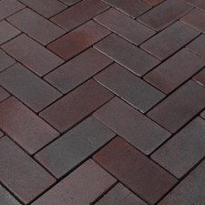 Pflasterklinker Potsdam 20x10x5,2 violettbraun Pflasterstein Klinkerpflaster