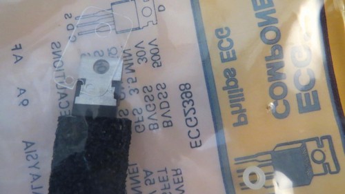 Phillips ECG2398 NTE2398 POWER MOS-FET N-Channel Enhancement Mode High Speed - Picture 2 of 4