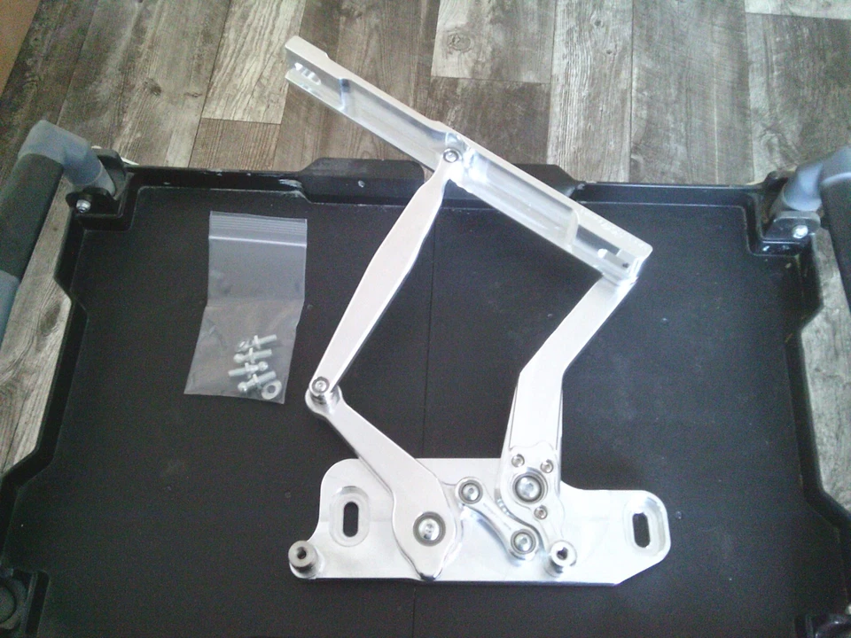 Camaro 1967-1969, kit de bisagras de capó Billet, marco sólido, natural, acero Foto 2 de 4