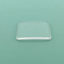 Sapphire crystal Fits Cartier Santos 2423 Watch Ladies Curved 15.6mm x 15.6mm