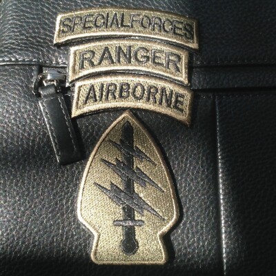SPECIAL FORCES AIRBORNE RANGER USA MILITARY HOOK LOOP PATCH FOREST