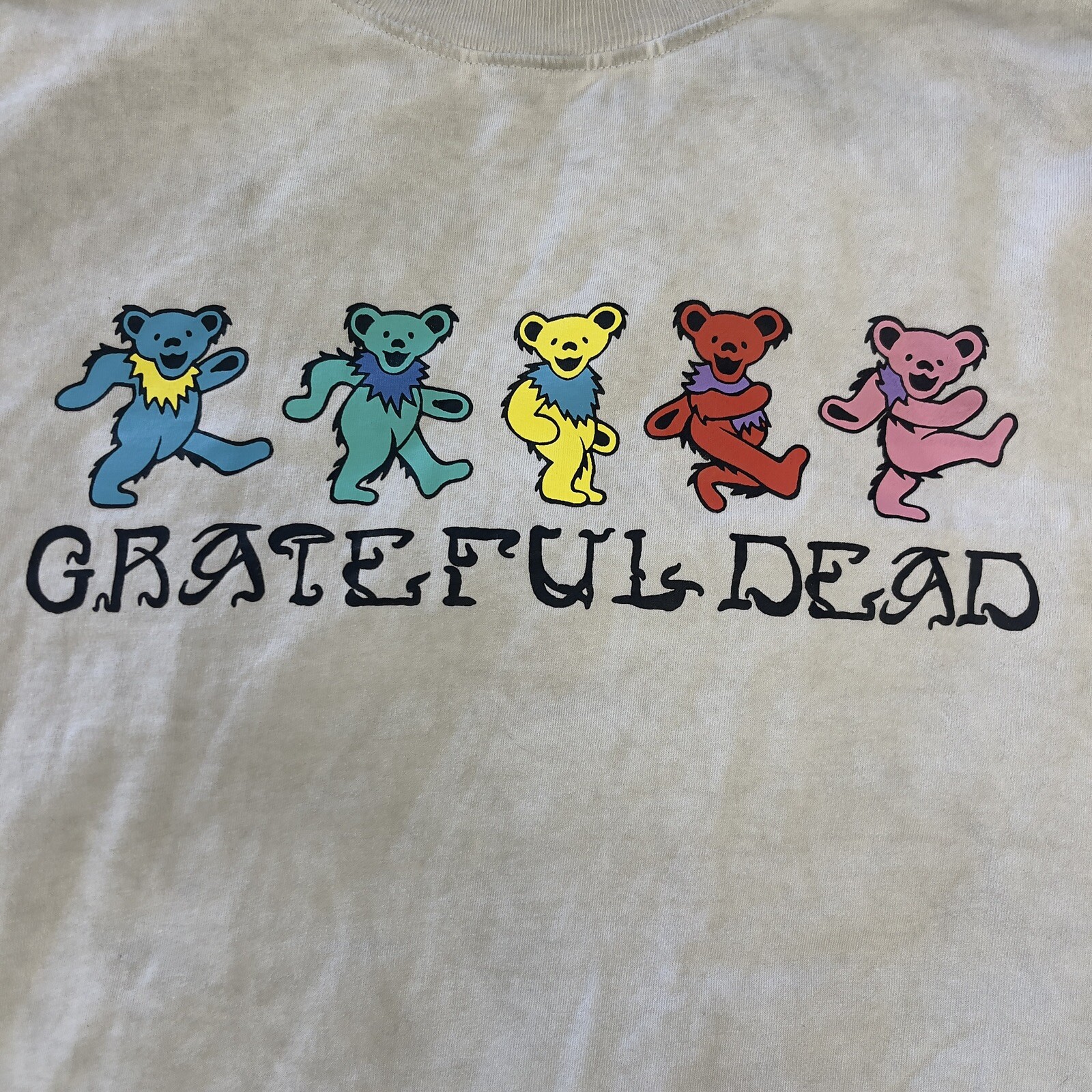 Grateful Dead Dancing Bears Light Gray Crewneck S… - image 2