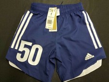 Adidas Boy's Climalite Navy Blue Condivo 20 Cool Shorts NWT