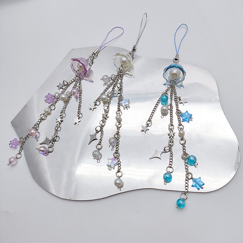 Sweet Jellyfish Mobile Phone Chains Star Tassel Pendant Phone Lanyard Pendant - 第 4/11 張圖片