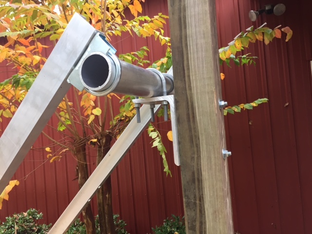 Solar panel universal post mount kit with 44