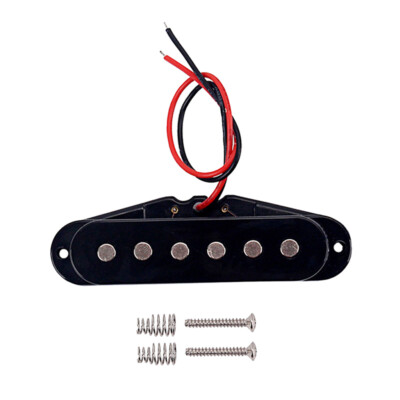 Tonabnehmer Gitarre Pickup Single Coil Pickup für E-Gitarre Schwarz
