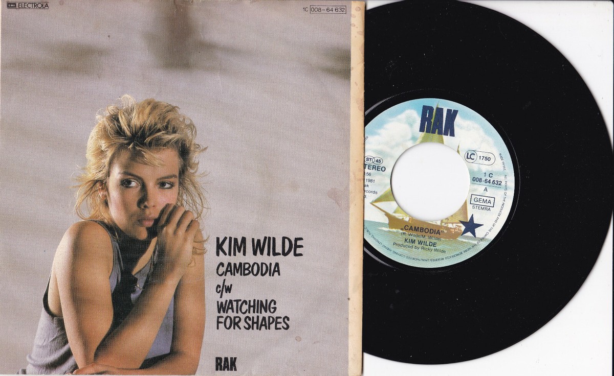 WATTER WATTER レコード Kim Wilde -Cambodia / Watching For Shapes- 7
