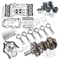 3.0T Engine Rebuild Overhaul Kit w/ Crankshaft Rods Timing Set for Jeep Ram 1500